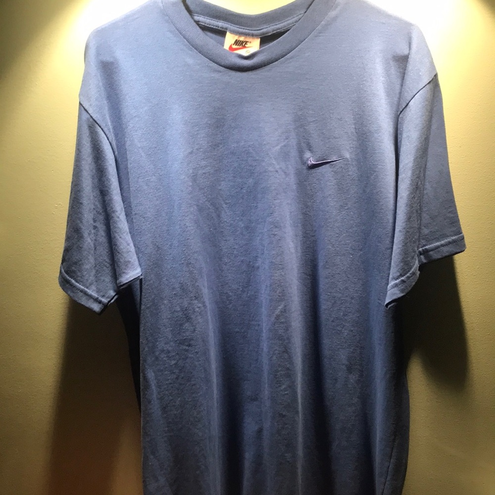 Vintage Nike Tee Blue Swoosh